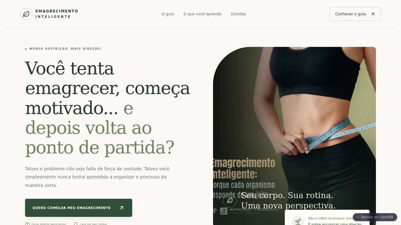 Screenshot of Emagrecimento Inteligente