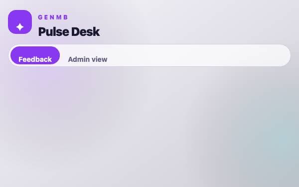 Screenshot of Pulse Desk
