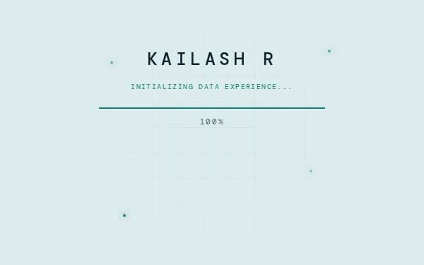 Screenshot of Kailash Data Portfolio
