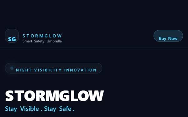 Screenshot of StormGlow Launch