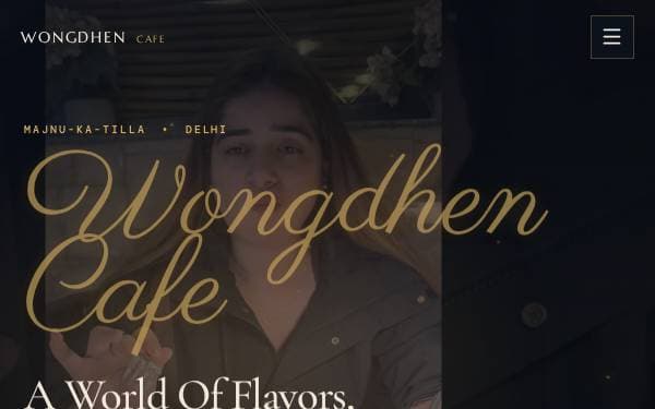 Screenshot of Golden Night Cafe