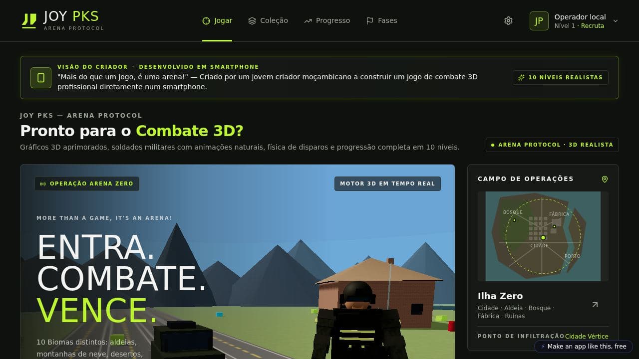 Screenshot of JOY PKS Battle Royale (Remix)