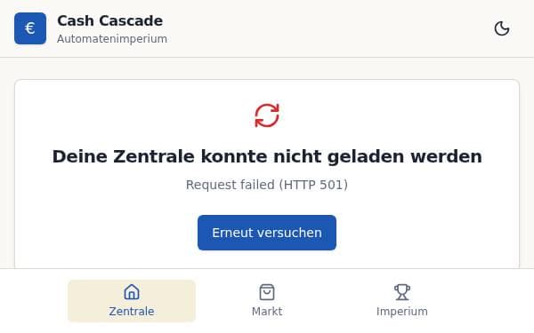 Screenshot of Cash Cascade