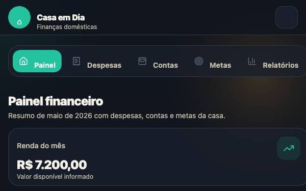 Screenshot of Casa em Dia