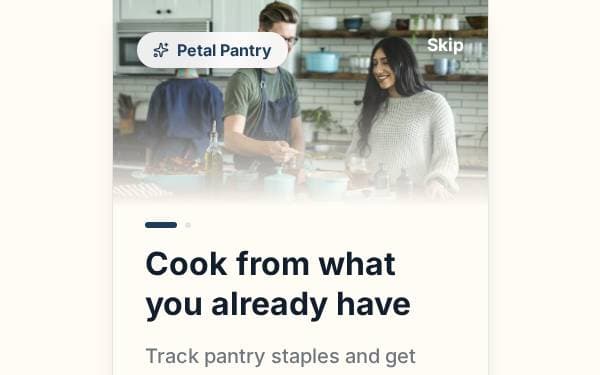Screenshot of Petal Pantry