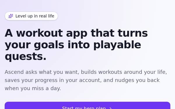 Screenshot of Arise Fitness Quest