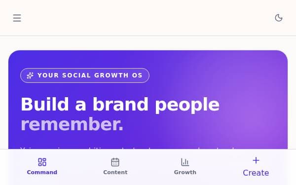 Screenshot of Yajnexa Social Studio