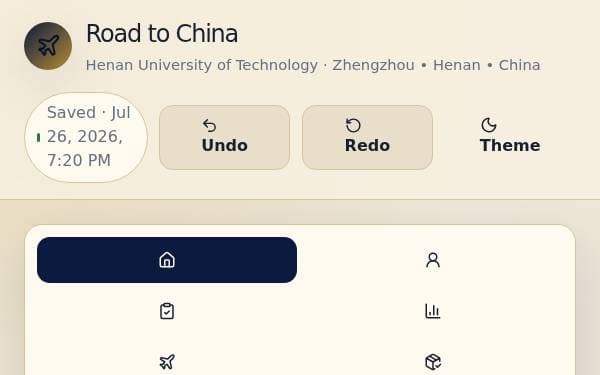 Screenshot of Road To China