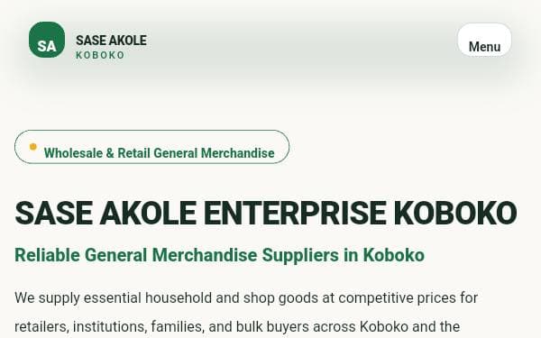 Screenshot of Sase Akole Market