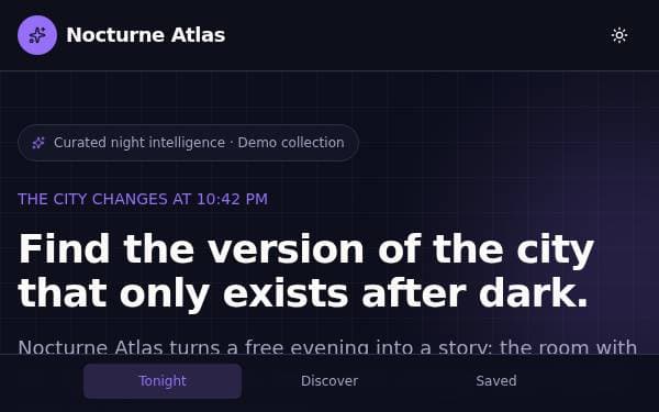Screenshot of Nocturne Atlas