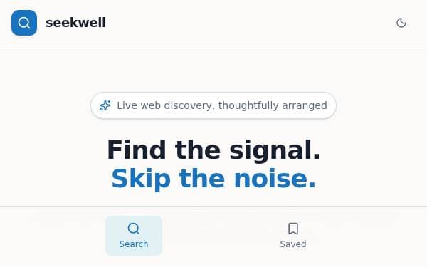 Screenshot of Seekwell Search