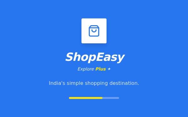Screenshot of ShopEasy E-Commerce App