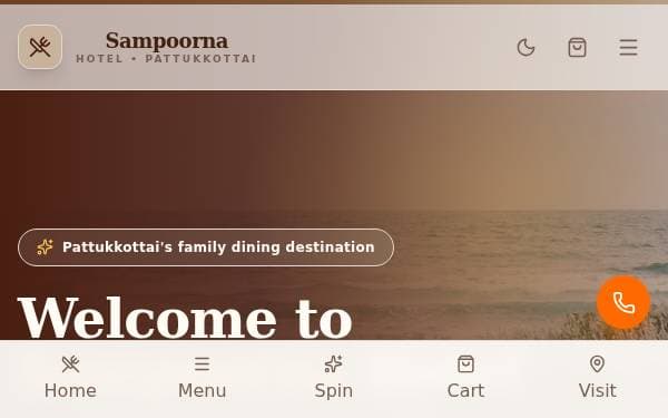 Screenshot of Sampoorna Hotel Luxury