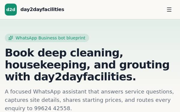 Screenshot of Day2Day Bot
