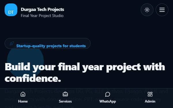 Screenshot of Durgaa Tech Suite