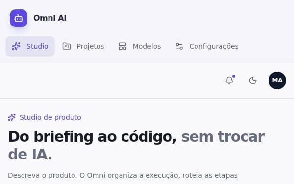 Screenshot of Omni AI