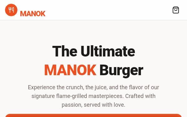 Screenshot of Manok Food Hub