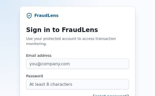 Screenshot of Fraud Risk Analytics (Clone)