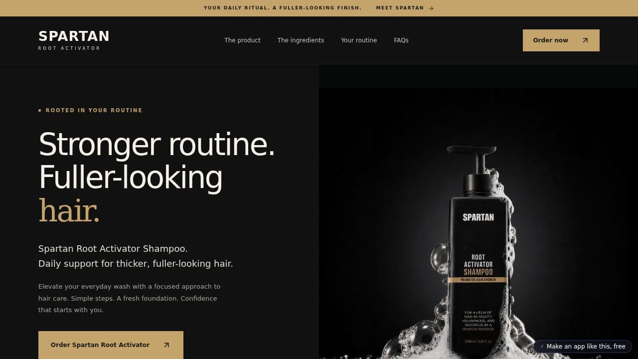 Screenshot of Spartan Root Activator