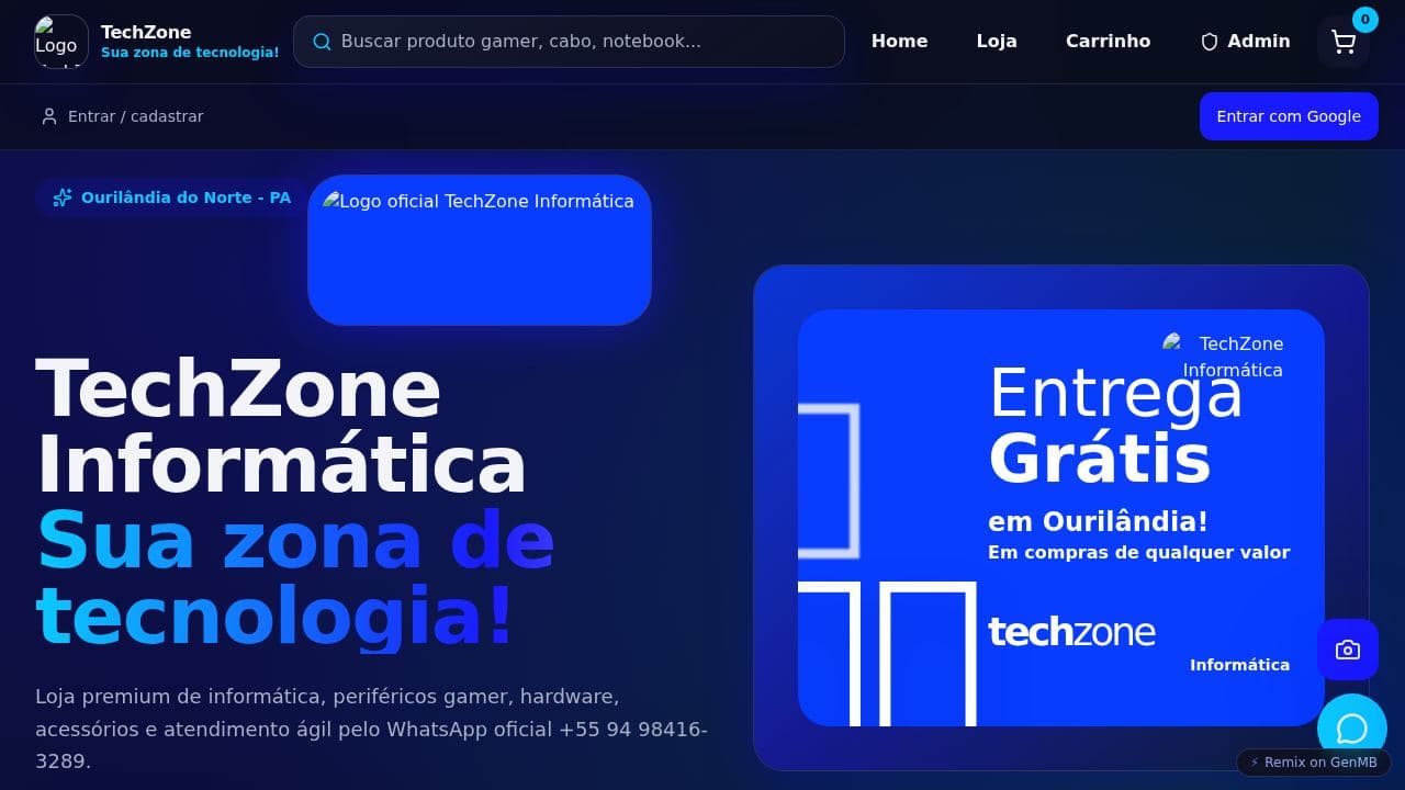 Screenshot of TechZone Premium