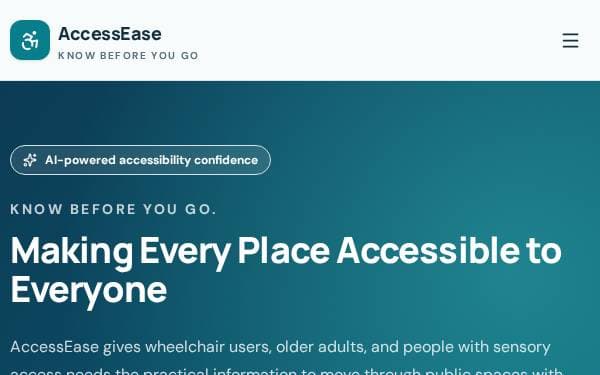 Screenshot of AccessEase Accessibility Guide
