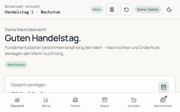 Screenshot of Die Börse von Rheinhessen