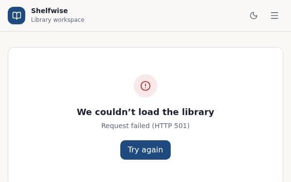 Screenshot of Library Management System