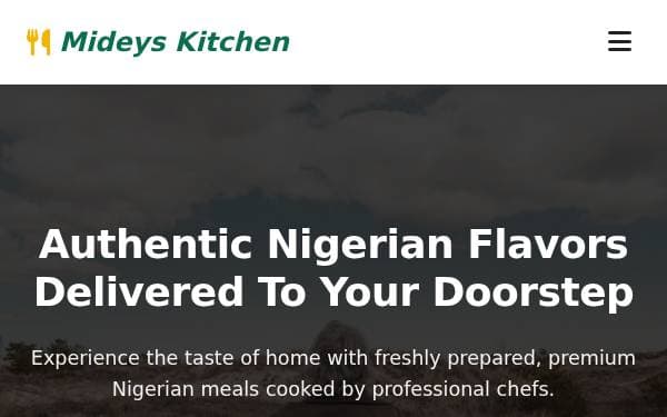 Screenshot of Naija Flavors