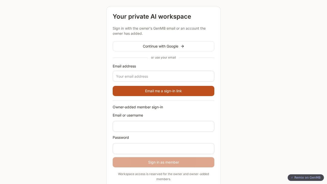 Screenshot of Personal AI Assistant