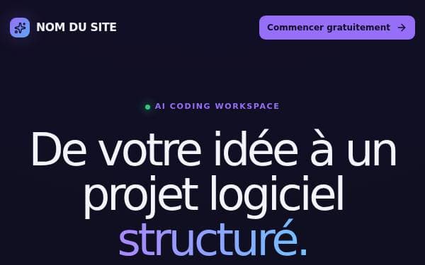 Screenshot of AI Project Builder