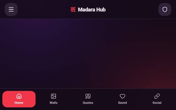 Screenshot of Madara Hub