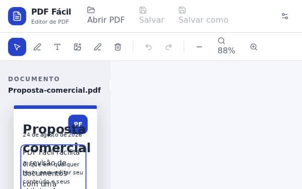 Screenshot of PDF Fácil Editor