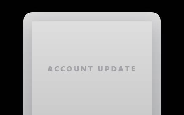 Screenshot of Account Notice