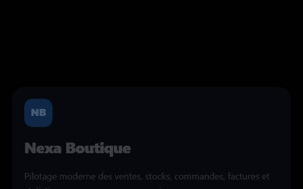 Screenshot of Nexa Boutique