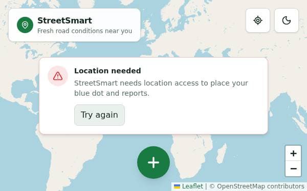 Screenshot of StreetSmart