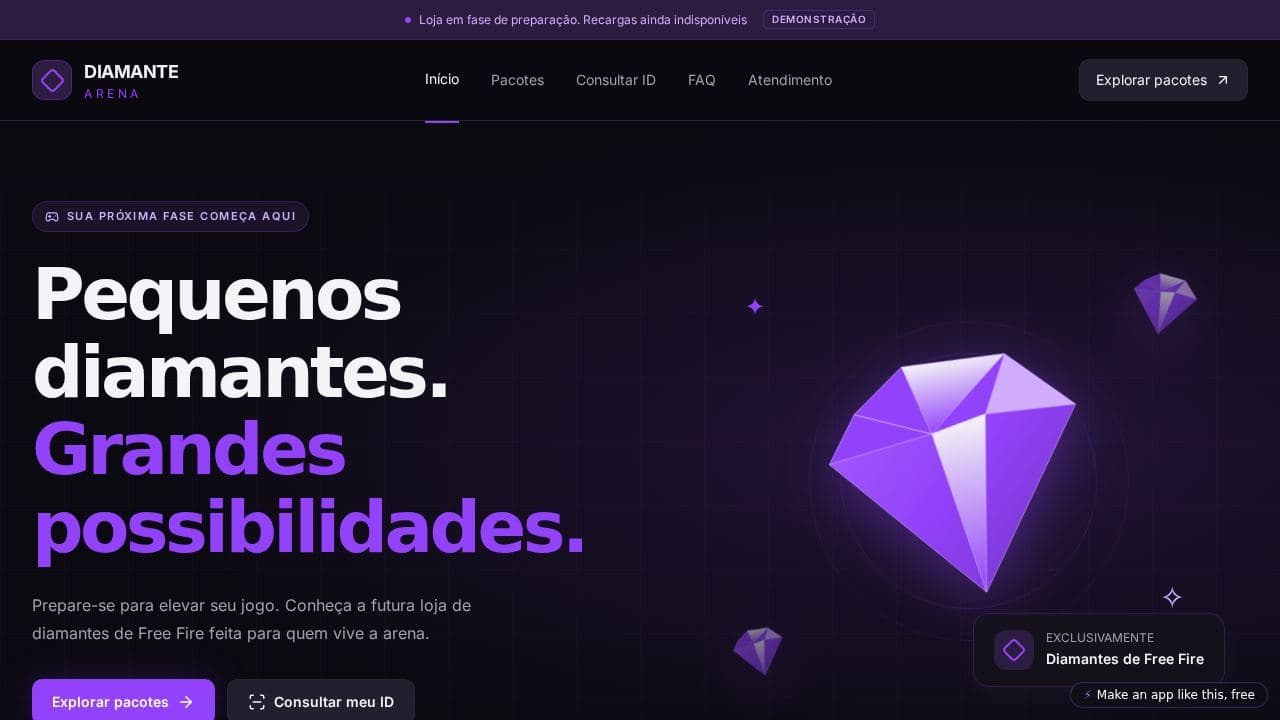 Screenshot of Diamante Arena