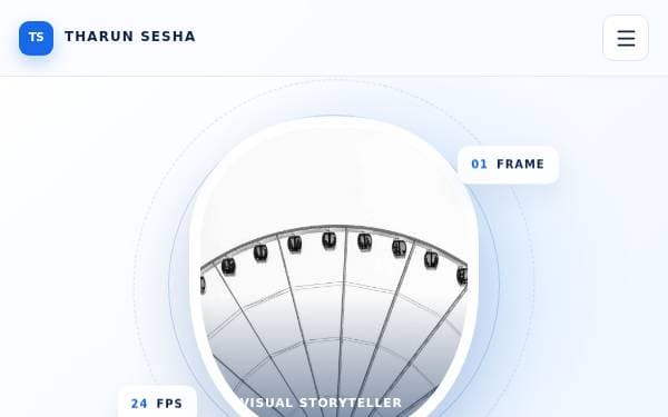 Screenshot of Editor Portfolio Showcase