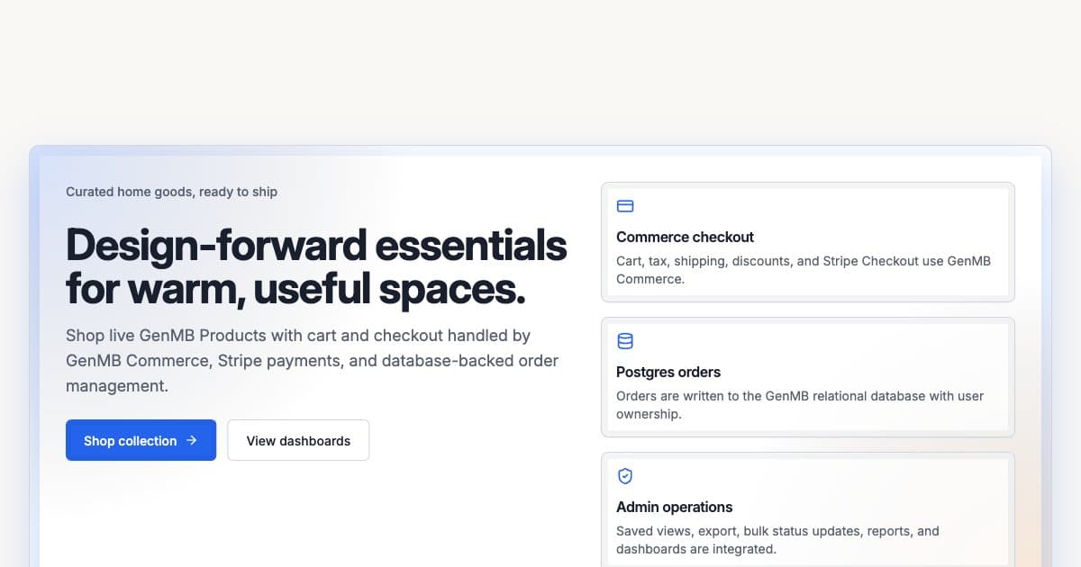 Screenshot of Luma Market