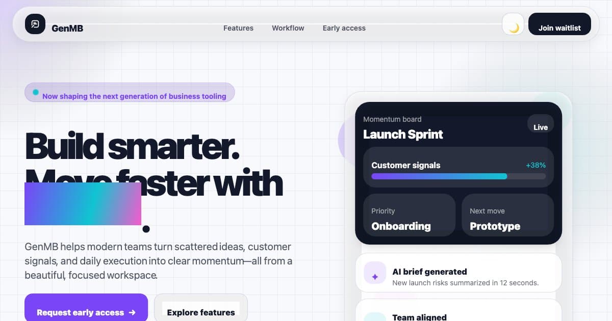 Screenshot of GenMB Launchpad