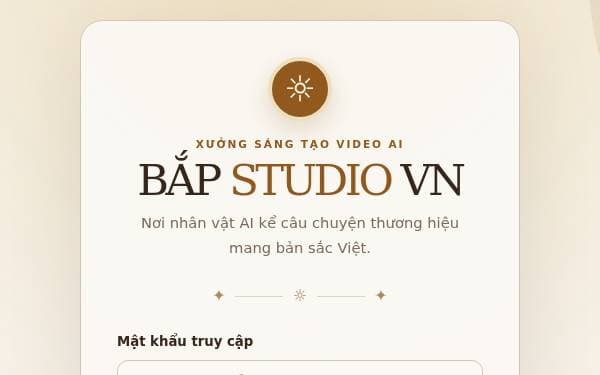Screenshot of Bắp Studio VN