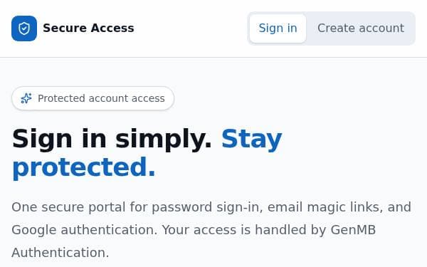 Screenshot of Login Form Builder