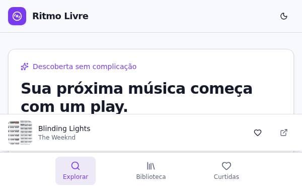 Screenshot of Ritmo Livre