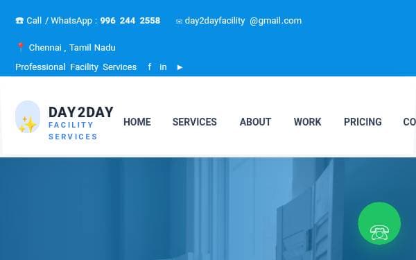 Screenshot of Day2day Facility Deep Cleaning Services