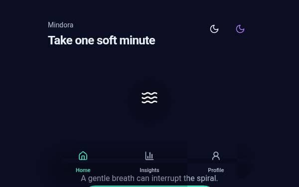 Screenshot of Mindora Calm
