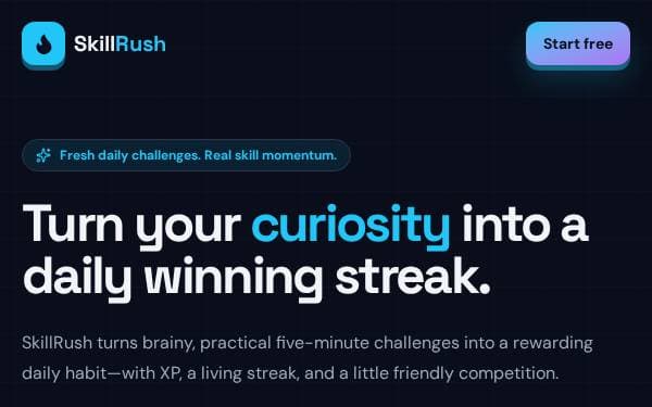 Screenshot of SkillRush Daily Challenges (Clone)