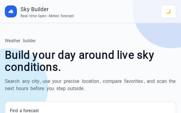 Screenshot of Sky Builder