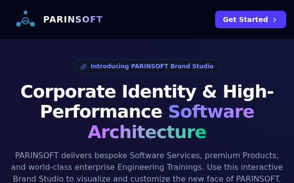 Screenshot of Parinsoft Logo Design