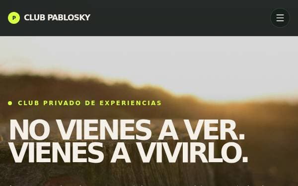 Screenshot of Club Pablosky 2.0