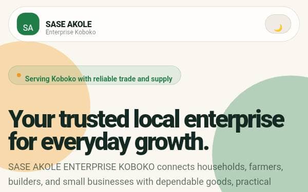 Screenshot of Sase Akole Hub