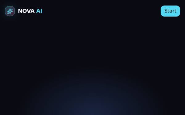 Screenshot of NOVA AI Workspace